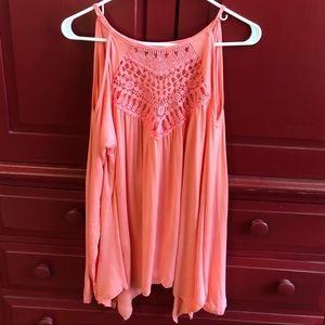 Long sleeved knit shirt